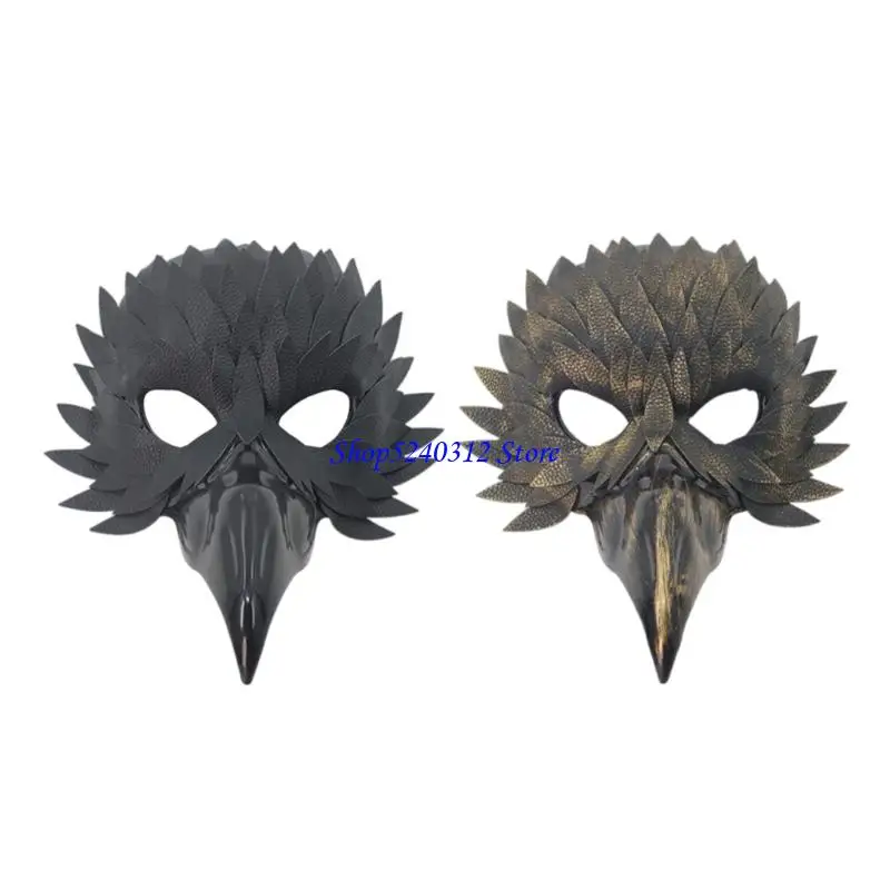 

634c костюм маска перьев наполовину лицо животное маска маска маски для косплеевой маски унисекс