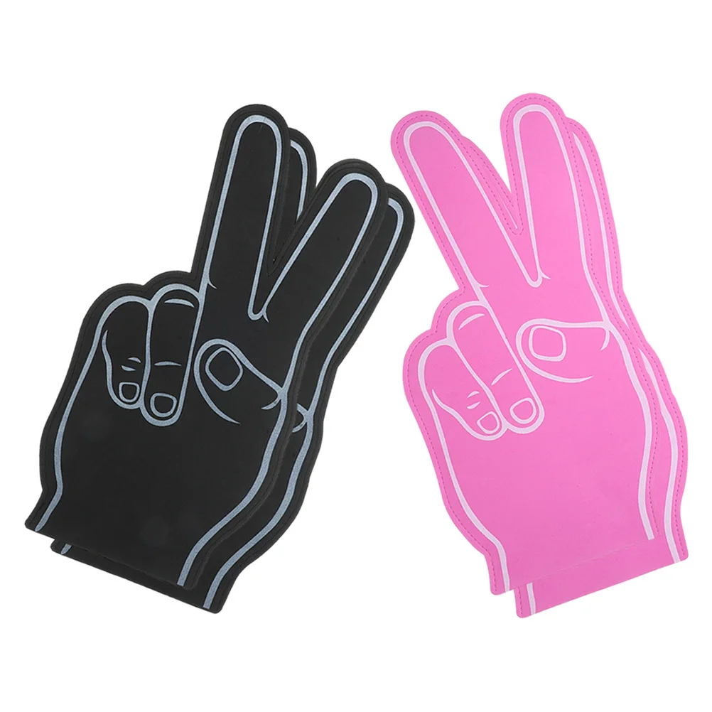 

4Pcs Large Foam Finger Hands Creative Design for Basketball Soccer Games Crowd Cheering Party Event Favor Gift Ideas