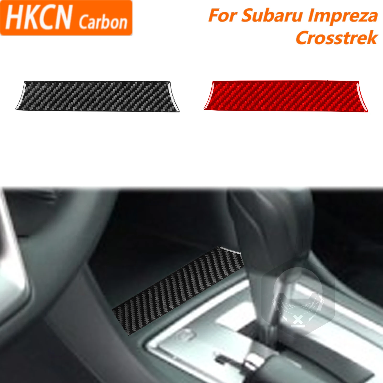 

Gear Shift Storage Box Panel For Subaru Impreza 17—22 Crosstrek 18—22 Car Accessories Carbon FiberInterior Cover Trim Sticker