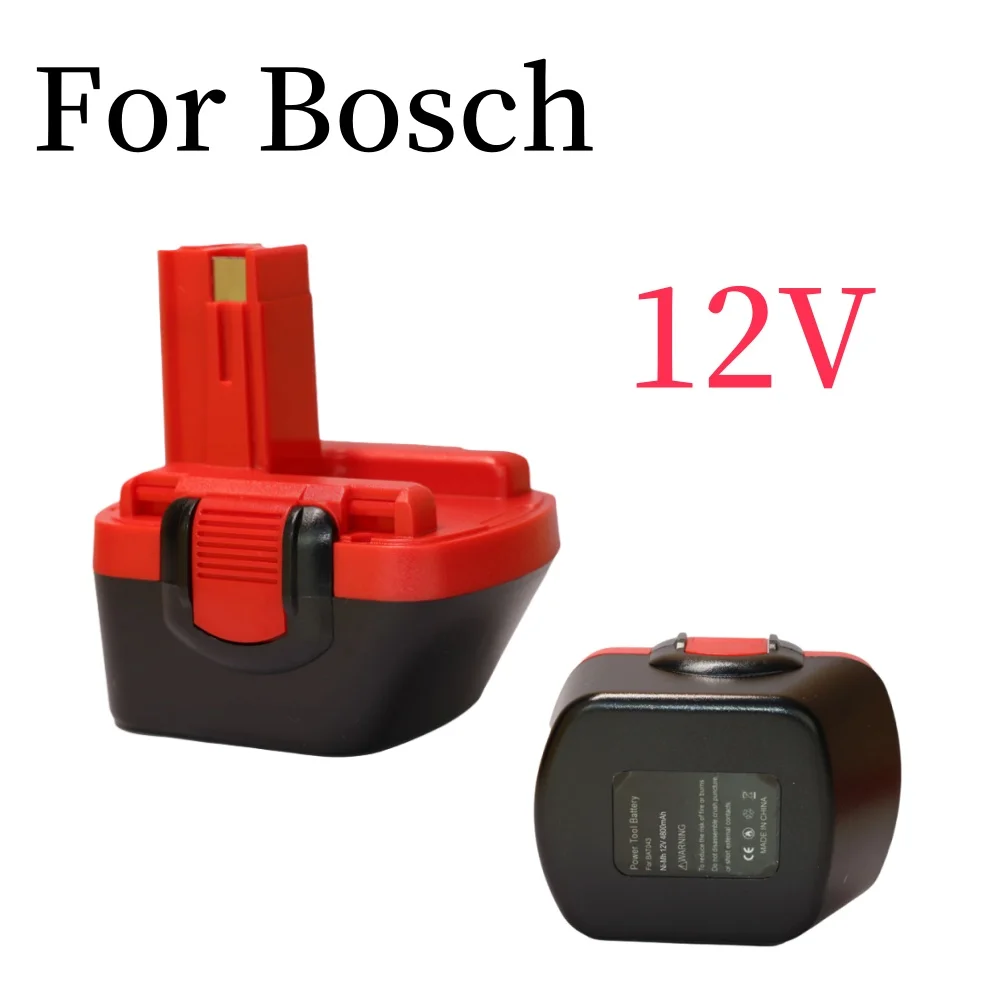 For Bosch 12V Rechargeable Ni-MH Power Tool Battery 12800mAh BAT043 D70745 PSR12 GSB12 GSR12 BAT038 BAT045 BAT040