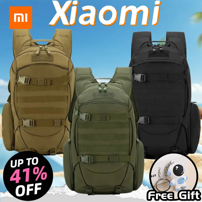 Xiaomi TANJIEZHE Men`s Travel Backpacks Tactical Backpacks Duffel Backpack Travel Hunting Bag Waterproof Backpacks Duffle Bag