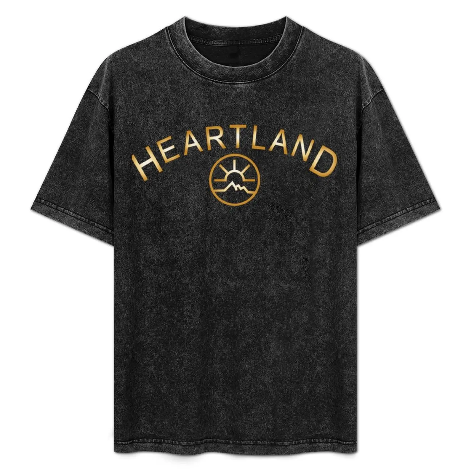 

Heartland Logo Classic T-Shirt Summer Casual Loose T-Shirt