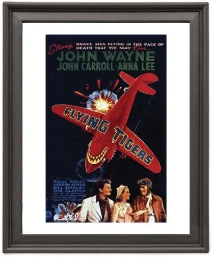 

Framed Poster Flying Tigers Picture Frame 16x12 inches Photo Paper Print