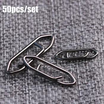 50 adet yüksek kalite hattı mücadele dayanıklı paslanmaz çelik hızlı kilit balıkçılık asılı yapış varil döner bağlayıcı