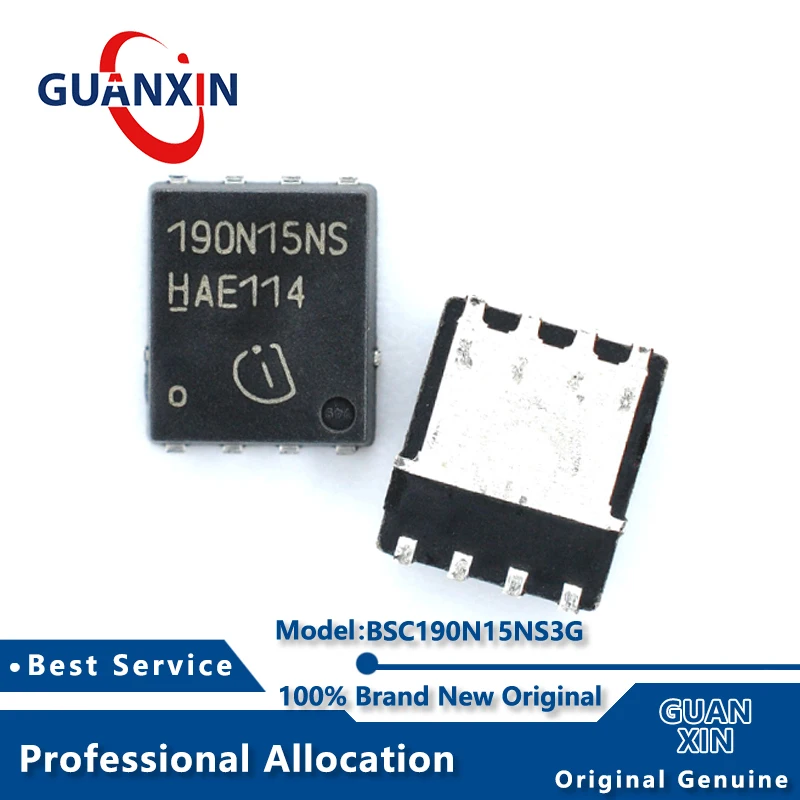 

100% New BSC190N15NS3G TDSON-8 Marking 190N15NS BSC190N15