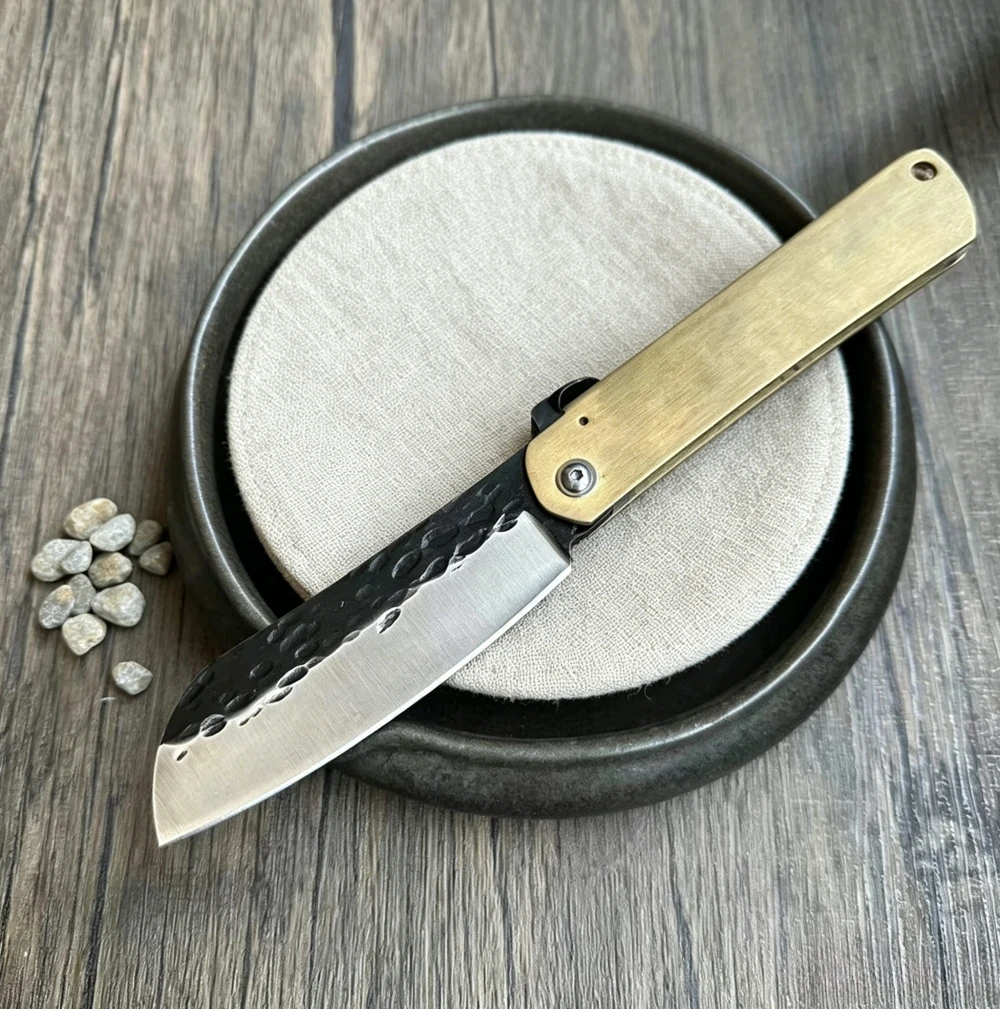 

Japanese Higonokami Folding Knife, Forged 7Cr13MoV Steel Blade, Portable Pocket Knife for Outdoor Camping Hunting
