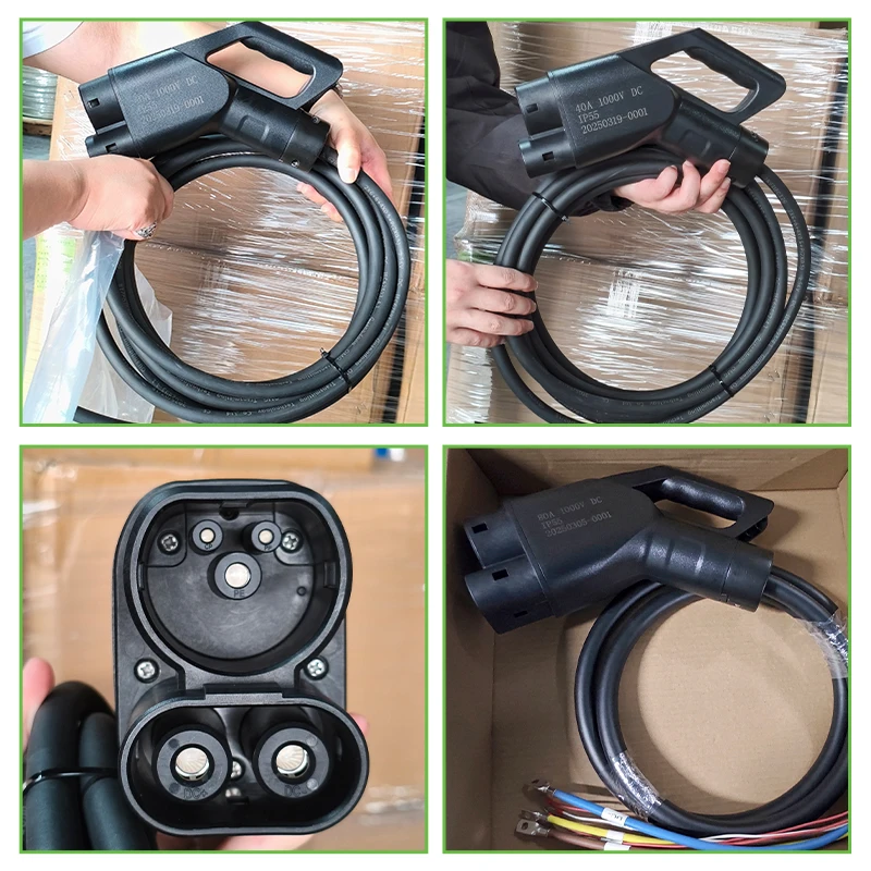 Factory Outlet Best Price CCS2 DC EV Fast Charging cable with 5M Connectors Plug 125A 1000V TUV/CE Certified New Condition