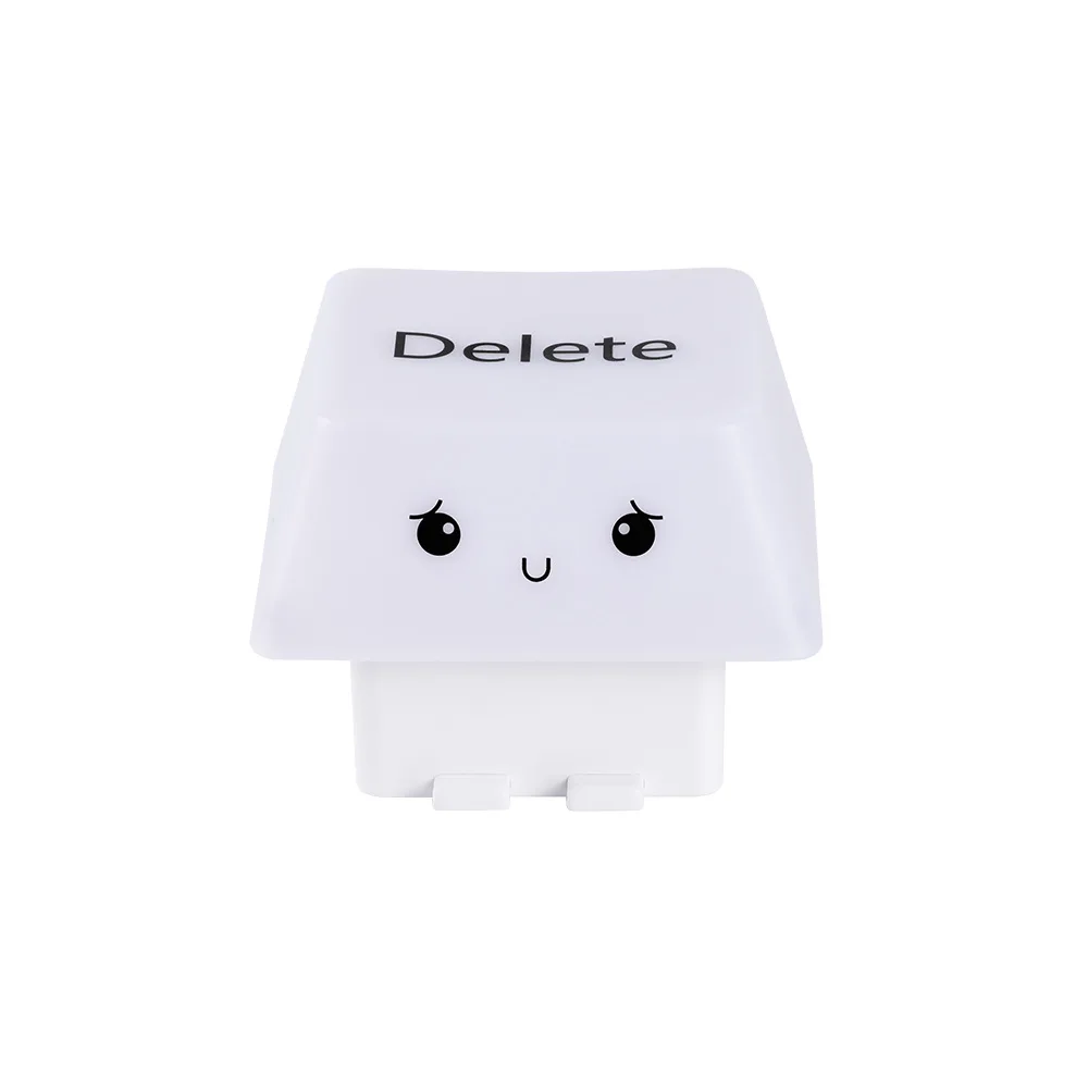 Creative and Unique Design of Children's Bedroom Button Atmosphere Small Night Light USB Charging Simple Sleep Bedside Lamp