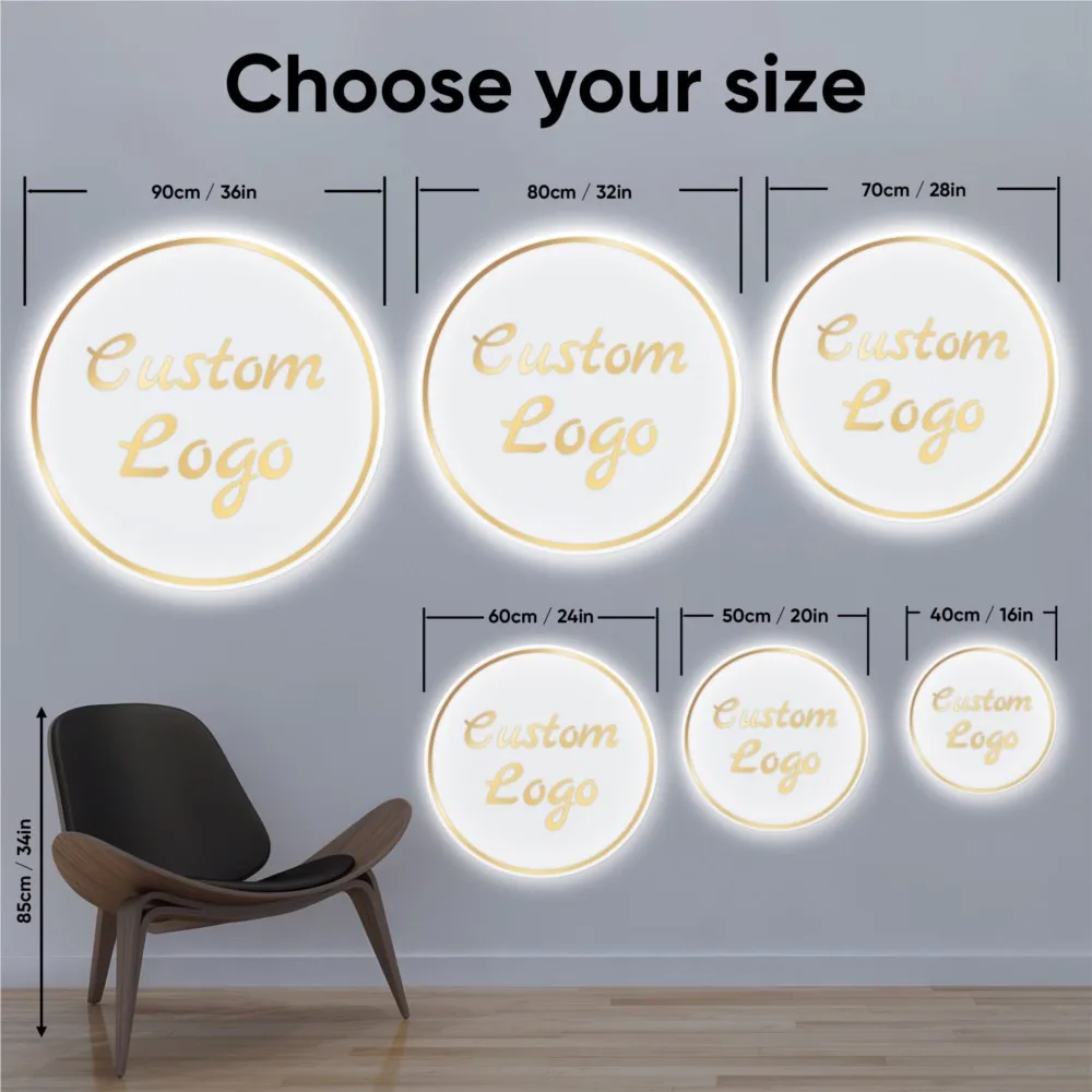 Hinter leuchtete Acryl Zeichen Neon LED Licht benutzer definierte Business Logo Schild Schönheits salon Nagel Wimpern Raum Dekor Wand kunst Werbung Licht