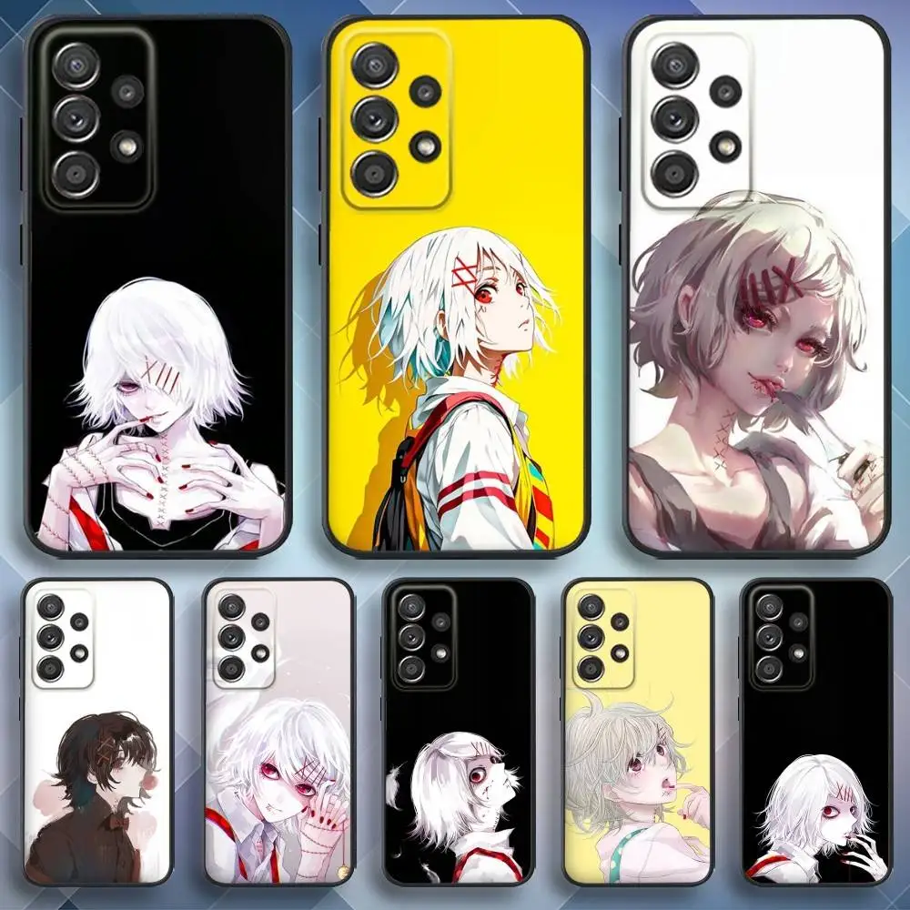 

S-Suzuya Anime J-Juuzou Phone Case For Samsung S25,S24,S21,S22,S23,S30,Ultra,S20,Plus,Fe,Lite,Note,10,9,5G Black Cover