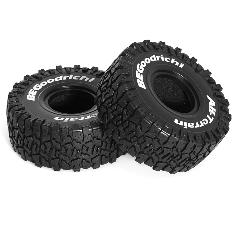 Juego de neumáticos de goma para coche teledirigido, 4 piezas, 120Mm, 1,9 pulgadas, TRX4, RC4WD, D90, Axial, SCX10, II, III, MST, 1/10