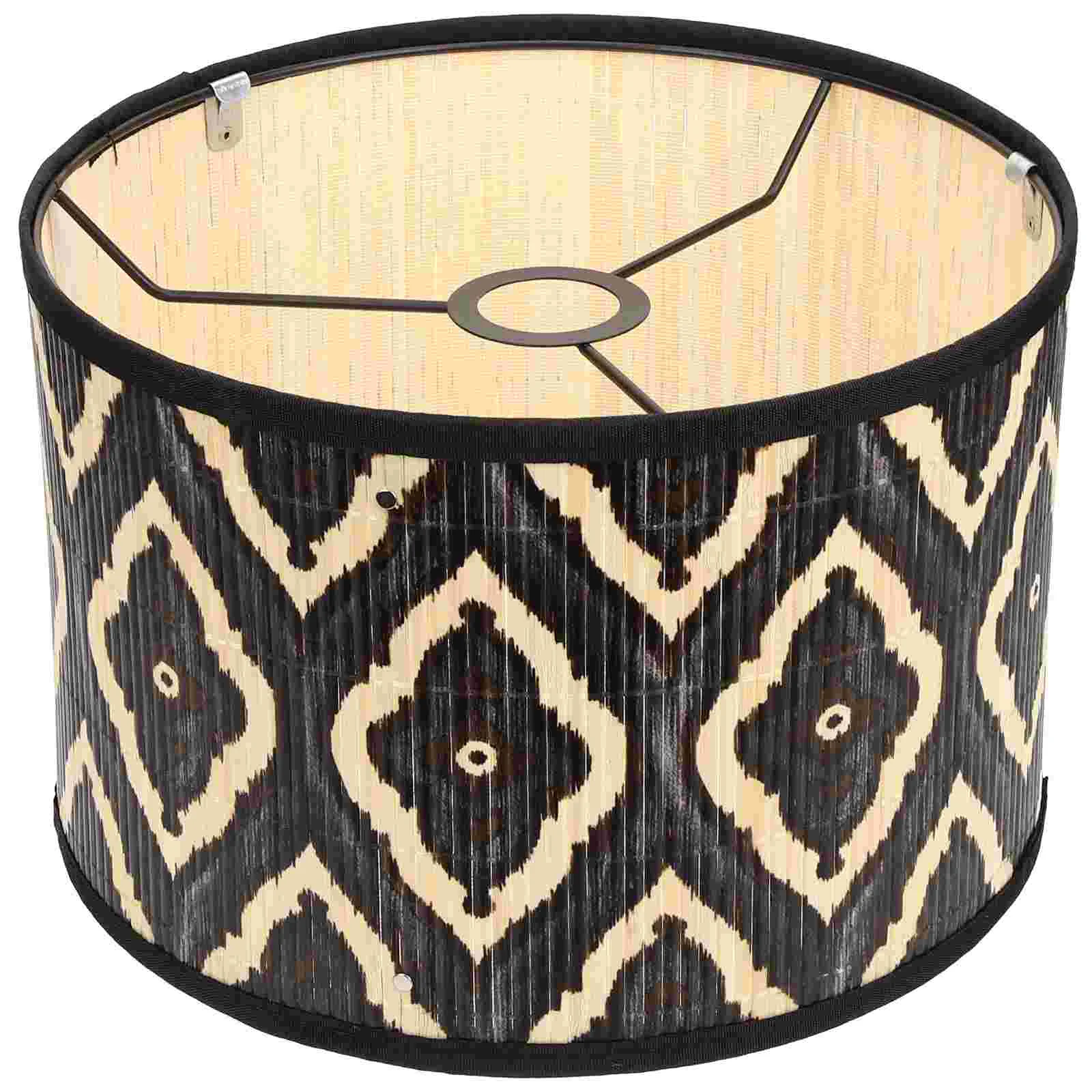 Nightstand Decor Pendant Lamp Cover Hanging Decorations Bamboo Shade Light Covers