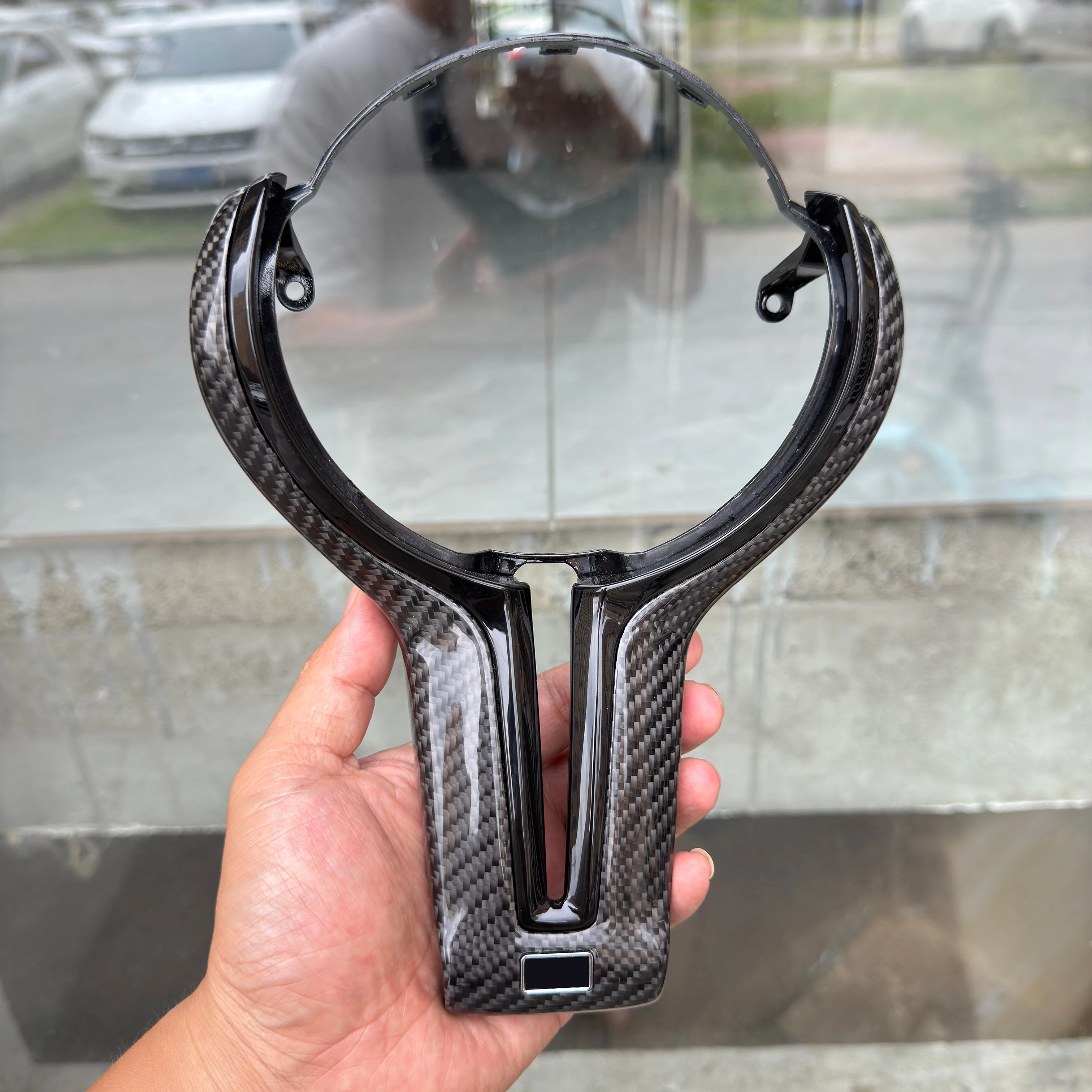 Geschikt voor BMW M4 M2 M3 F87 F80 F82 M6 F06 F12 F13 koolstofvezel M power auto stuurwiel vervanging trim auto-onderdelen