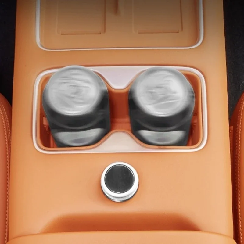 Center Console Silicone Cup Pad for BYD Leopard 7 Titanium 7 Anti-Slip Water-Resistant Cup Holder Interior Mod Accessory 3