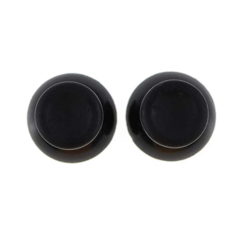 100 pçs preto cinza novo 3d analógico vara capa de plástico polegar joystick cogumelo tampa para xbox360 controlador sem fio