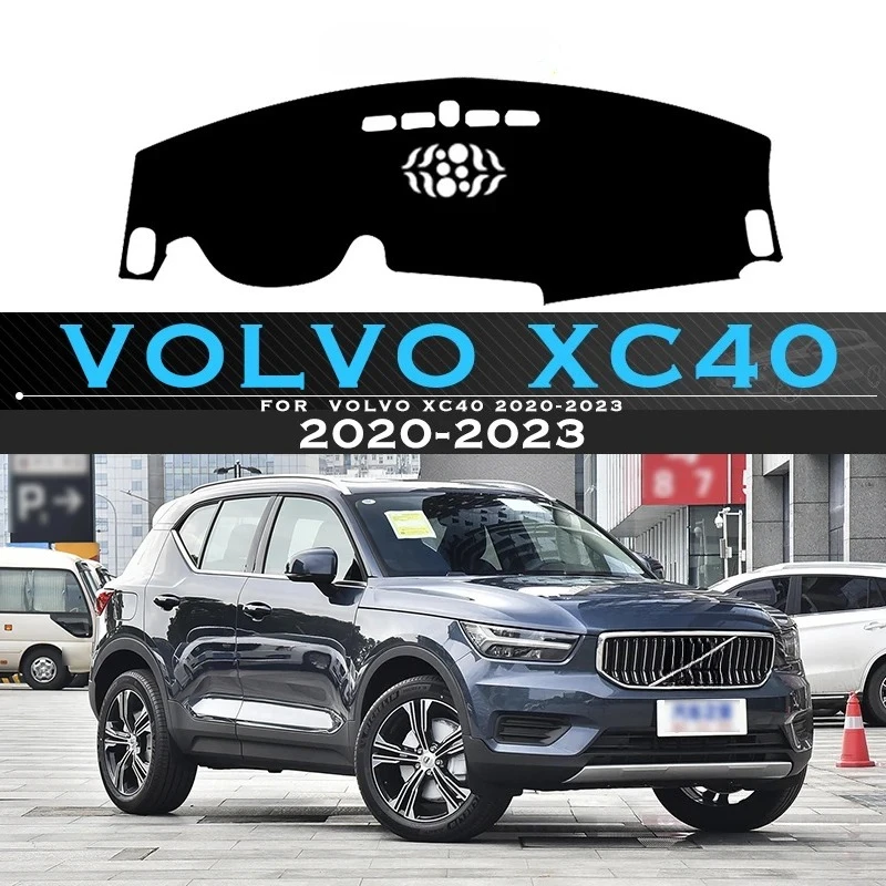 

For VOLVO XC40 2020-2023 Car Dashboard Avoid Light Pad Instrument Platform Desk Cover Mat Carpets Protective Pad Accessories