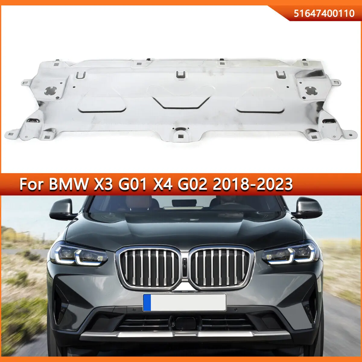 

MAGICKIT For BMW X3 G01 X4 G02 2018-2023 Radiator Support CAR Accessories