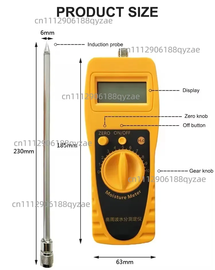 JK-100M Coal Moisture Tester, Portable Coal Coke Humidity Tester