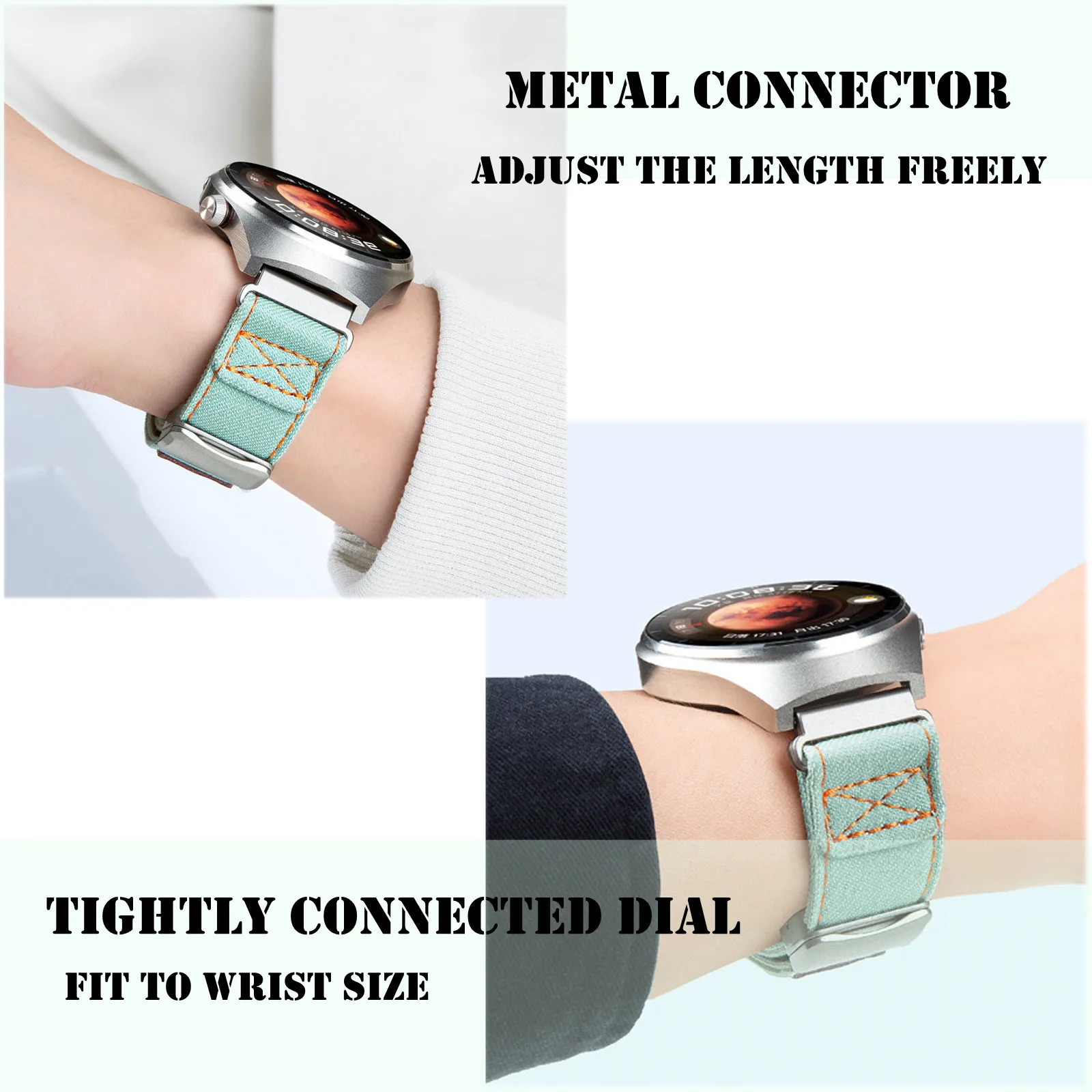 أربطة مغناطيسية لفرقة COROS PACE 2/APEX 2/APEX مقاس 42 مم، حزام قماشي مغناطيسي ناعم وخفيف الوزن