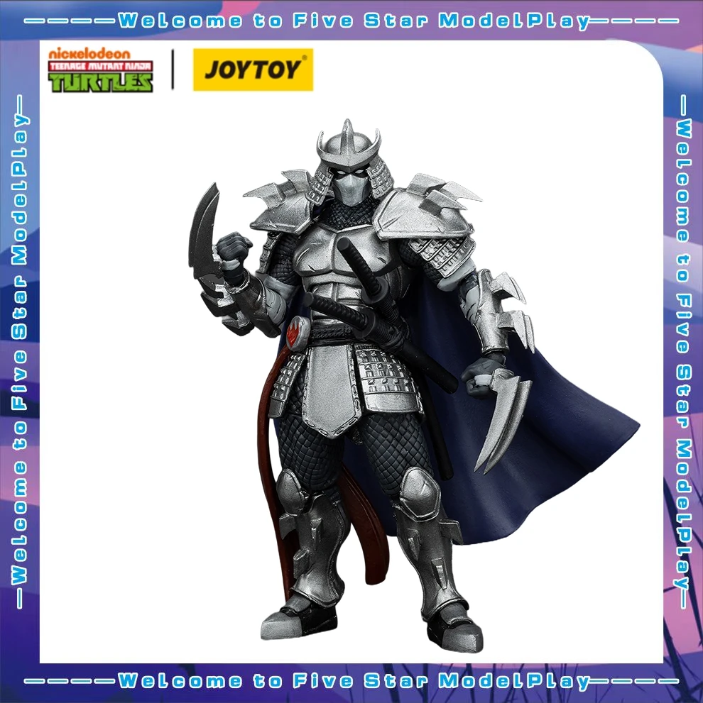 

【FS】JOYTOY Scale 1/18 Action Figures TMNT-Shredder Model Toy Gift