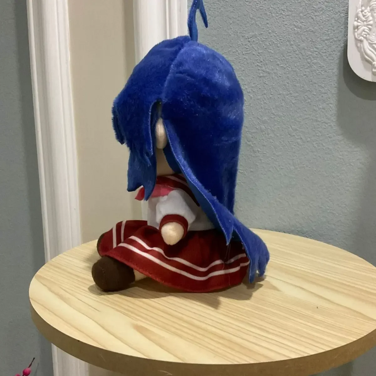 Stuffed 20cm Anime Game Lucky Star Izumi Konata Plush Toys Cosplay Cute Soft Pillow Dolls for Kid Birthday Christmas Gift