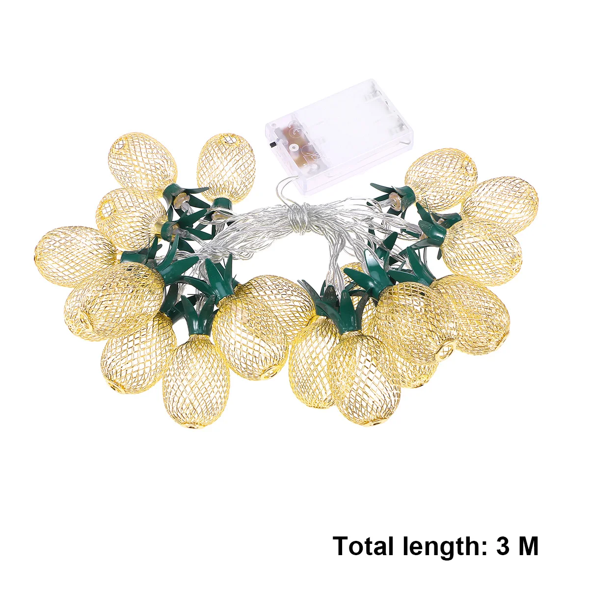 

Golden Pineapple String Party String Light Lights Decorative Lamp for Garden Party Wedding Bedroom Festive Christmas