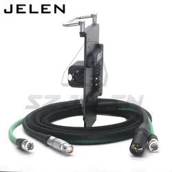B-mount To XLR 3pin Power Output Handle fixing plate for ARRI S35 mini miniLF camera is separately from the battery