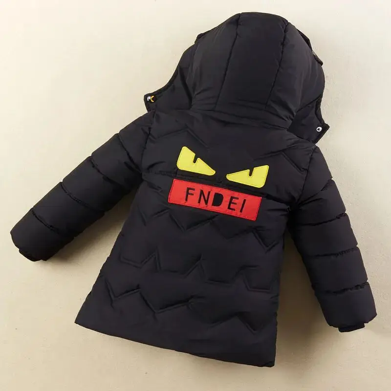 Baby Children Coats Winter Thick Jackets For Boys Warm Plush Thicken Outerwear For Girls Fur Hooded Jacket Kids Clothes Snowsuit