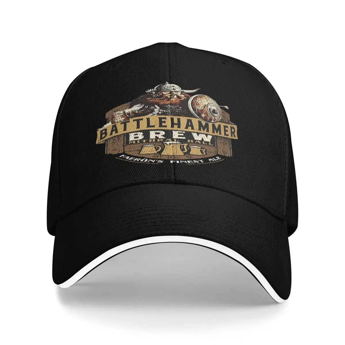 Battlehammer Brew Bruenor Realms Men Cap Women's Cap Caps For Men Summer 2025 Man Hat Baseball Cap