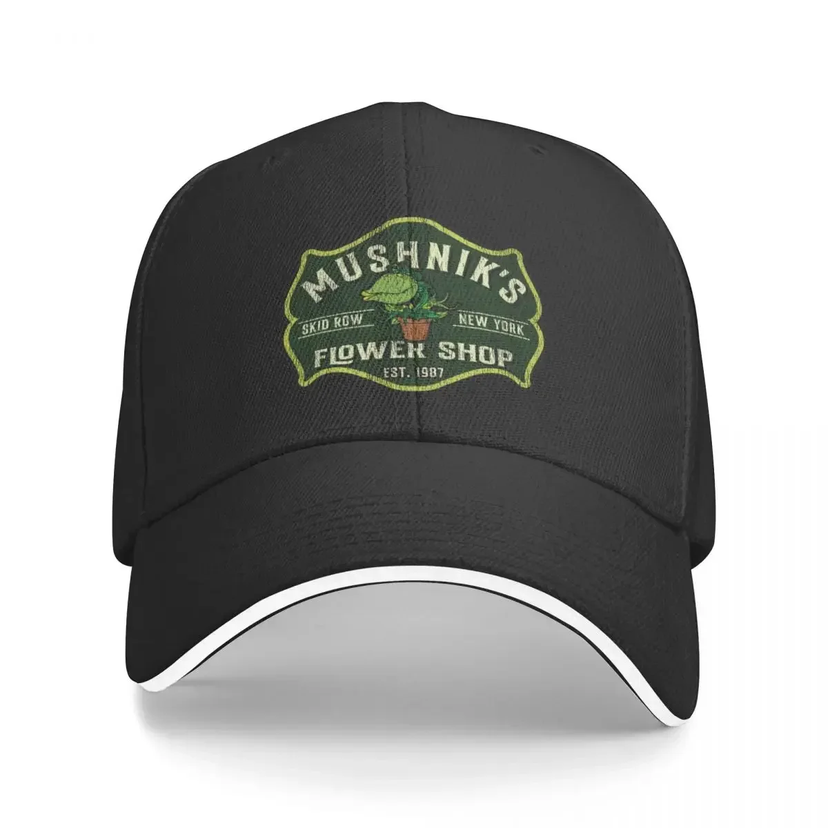 

Mushnik's Florist Crest Seymour Worn Baseball Cap tea Hat designer cap Sports Cap Girl Men's