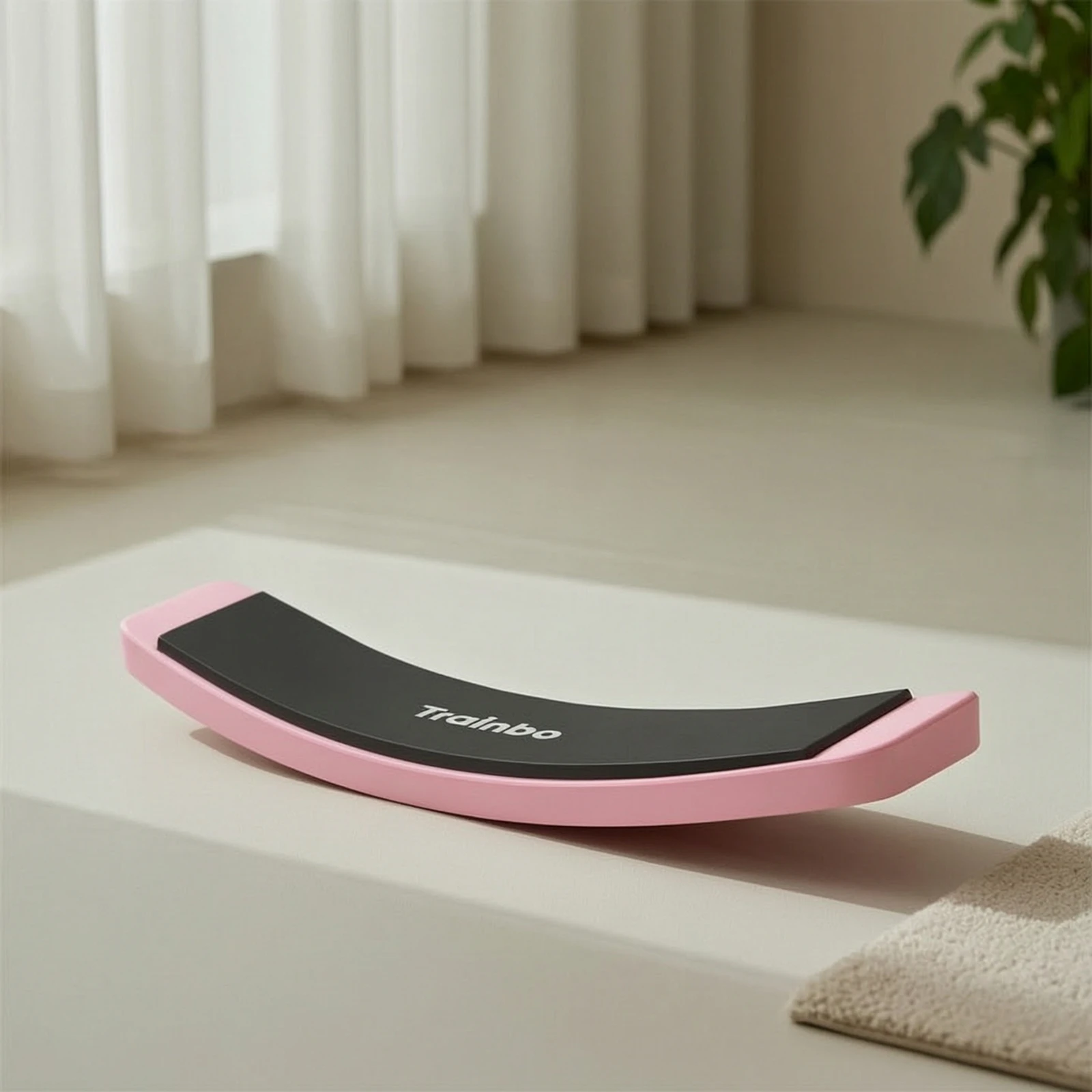 Turning Board with EVA Pad Barefoot-Friendly Rotating Practice Board Curved Lightweight for Dancers, Dance Training