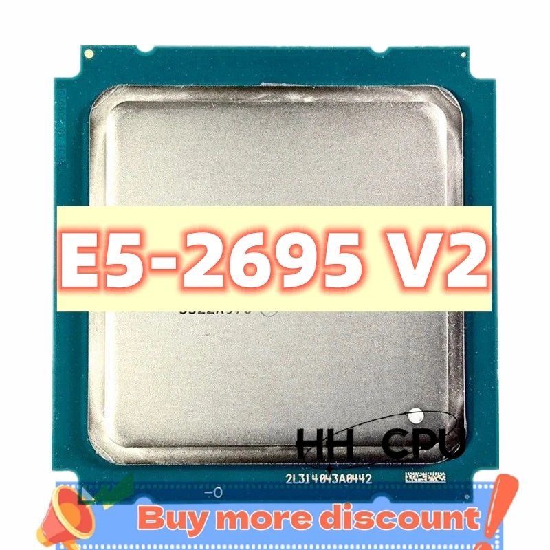 Xeon E5-2695 v2 2.40GHz 30MB 12-Core 115W LGA 2011 SR1BA E5 2695V2 Server Processor cpu E5 2695 V2