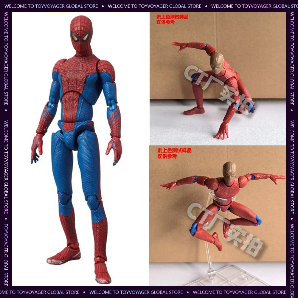 New CT Toys Spiderman Mafex 001 Figure Peter Parker Andrew Garfield Shf Spiderman Amazing Spider-Man Action Figure Toy Kid Gift