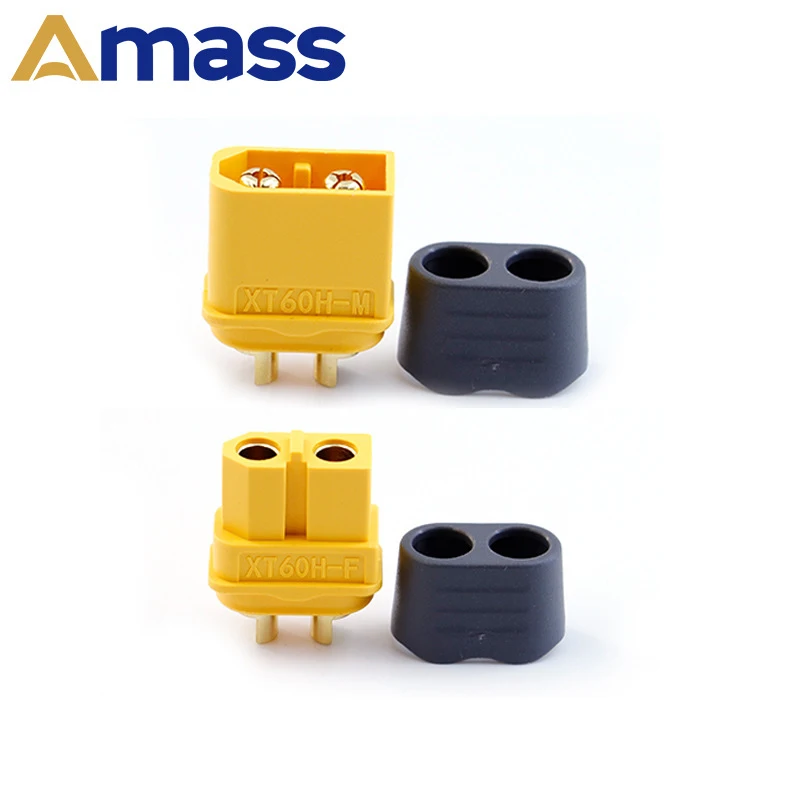 

5-парная вилка Amass XT60H с версией оболочки, применяемая к радиоуправляему дистанционного управления, автомобильному самолете, двигателю/ESC/разъему литиевой батареи