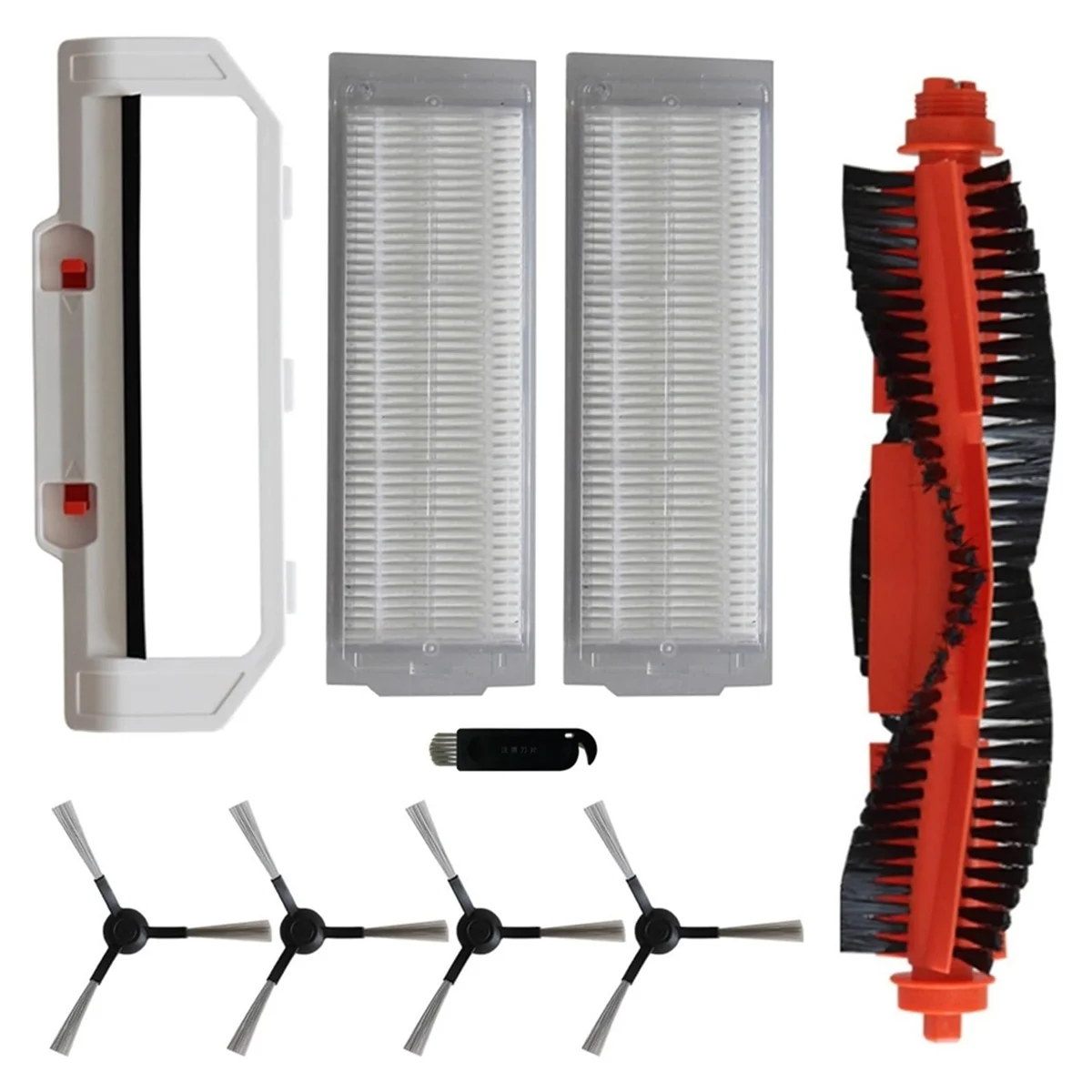 NEW ARRIVAL Main Side Brush Hepa Filter Mop Cloth for SL200, Robot Vacuum Cleaner Parts Accessories