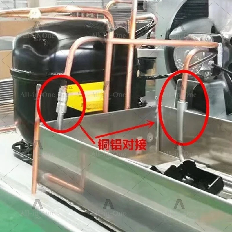 REFRIGERATOR LOCKE RING Refrigeration Repair Solder-free Crimping Tool Aluminum Tube Butt Quick-in Composite Ring