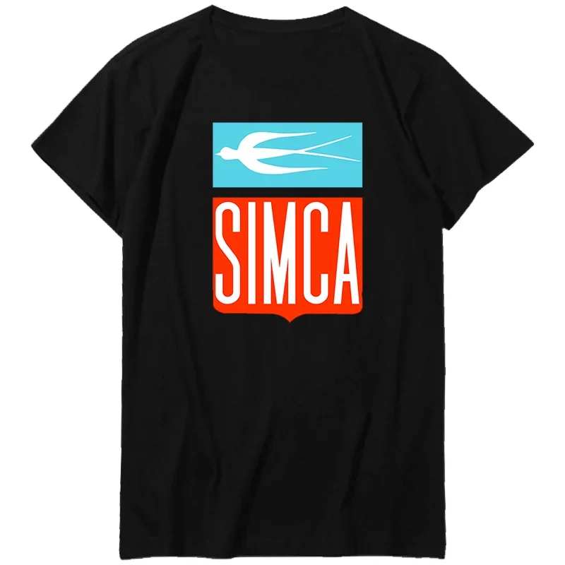 Simca Logo T Shirt French Car Maker Unisex Graphic T Shirts Oversized T Shirt Summer Harajuku Short Sleeve t-shirts Men Clothing