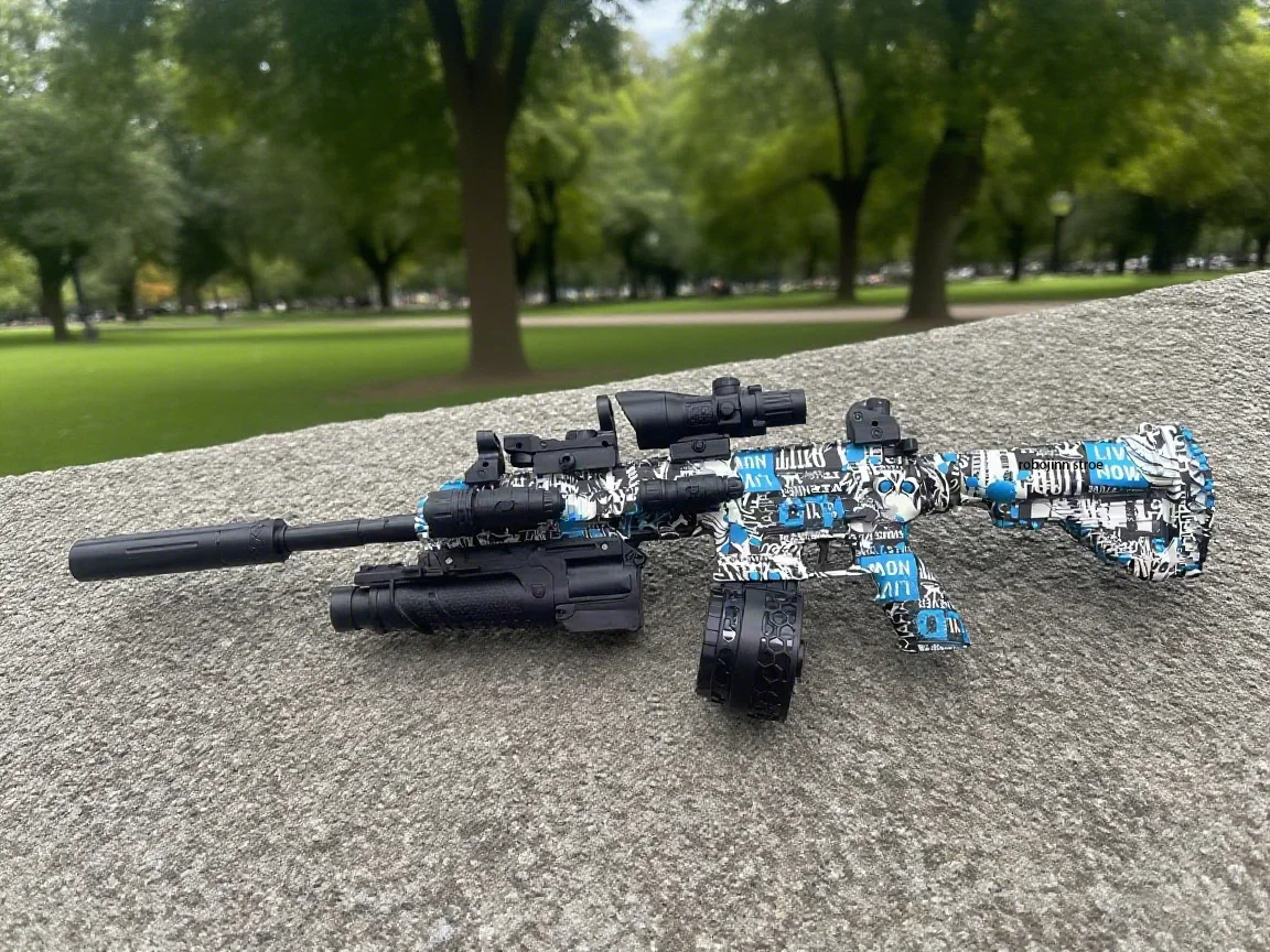 2025 Il più recente gel ball blaster, pistola giocattolo elettrica ad alta velocità con proiettile di cristallo, batteria ricaricabile a lunga durata, per esterni