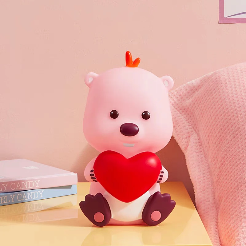 Miniso Excellent Product Zan Moe Ruby Series Large Led Night Light Model Toys Room Decoration Children'S Birthday Kawaii Gifts