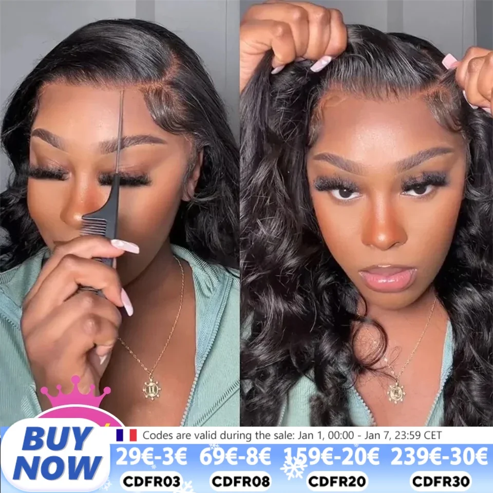 Pre Cut Lace Glueless Wig Wear and Go 6x4 Lace Closure Wigs 5x5 Body Wave Glueless Wig Lace Frontal Human Hair Wigs For Women