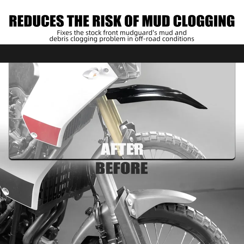 مجموعة حاجز عالي للدراجة النارية من البلاستيك لـ Tenere 700 XTZ700 2019-2023 2024 2025 Tenere700 World Raid 2022-2025 #4