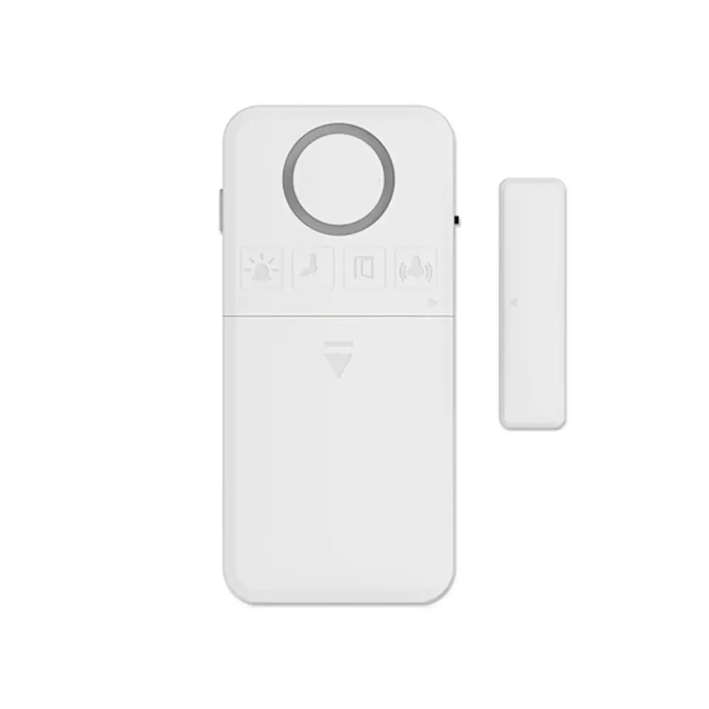 Fashionable Door Window Sensor Alarm Convenient Multipurpose Wireless Home Alarm Mini White Magnetic Burglar Alarm Window