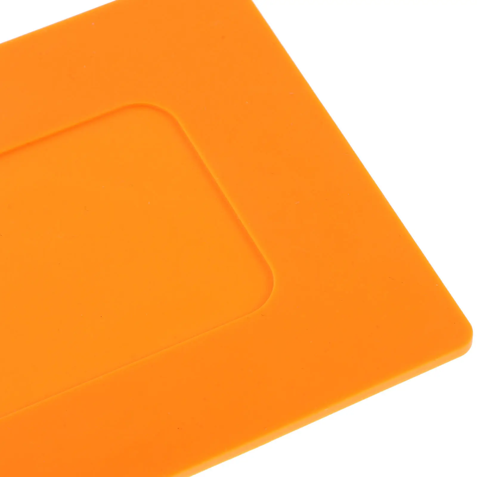 2Pcs Bright Orange Rectangular Court Line Markers for Baseball Soccer Basketball Agility Training High Visibility Portable