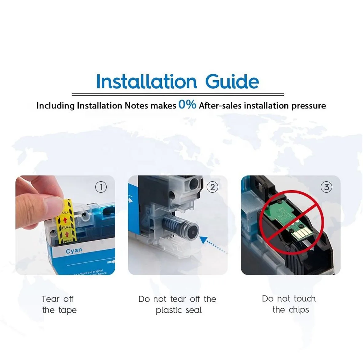 Tatrix عالية السعة LC401XL 401XL LC401 خرطوشة حبر متوافقة للطابعة Brother MFC-J1010DW MFC-J1012DW MFC-J1170DW