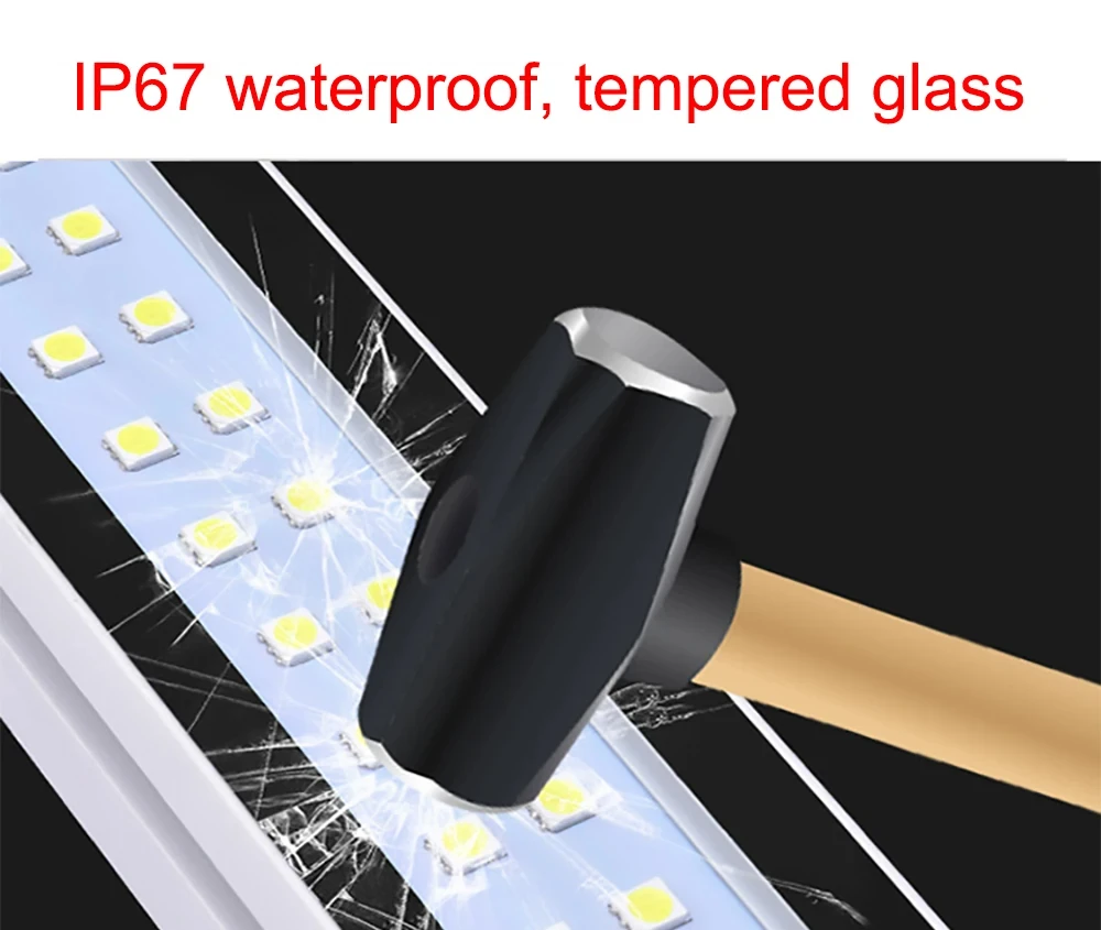 LED Industrial Lamp IP67 Waterproof Oil-proof Dust-proof Workshop CNC Industrial Lamps AC100-230V Leds Machine Work Tool Lights