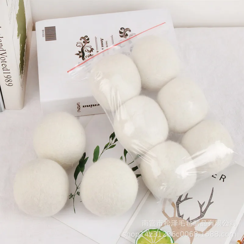6 قطعة كرات مجفف الصوف قابلة لإعادة الاستخدام كرات الغسيل غسل المنزل الملابس المنقي مكافحة التشابك تجفيف كرات غسل الملحقات