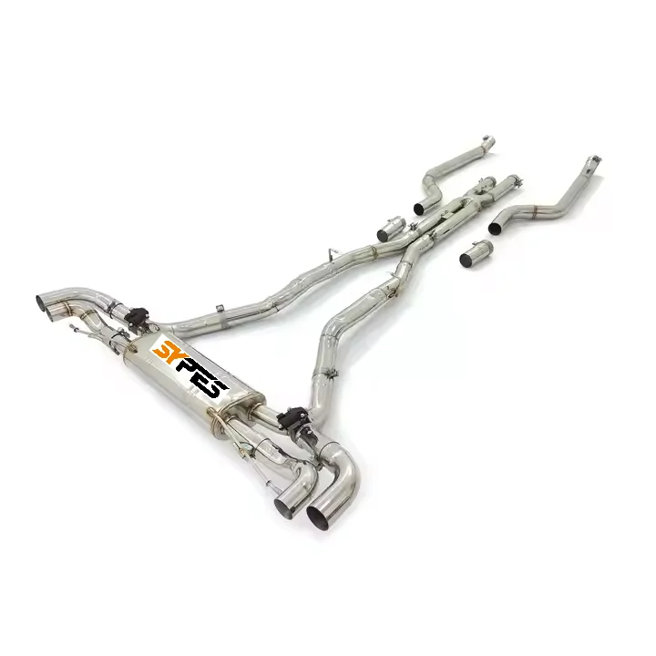 

SYPES автомобильные выхлопные трубы для X5 G05 M50I X6 G06 M60I X7 G07 Catback Valvetronic с клапаном глушителя, насадки на выхлопную систему, электронная система