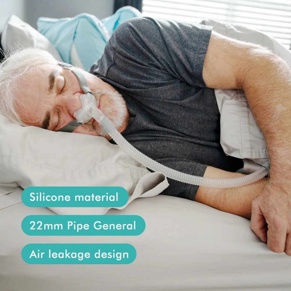 CPAP nose Nasal Mask for CPAP BPAP Machine Anti Snoring Sleep exchange Resmed Airfit P10 Compatible with ResMed& Philips