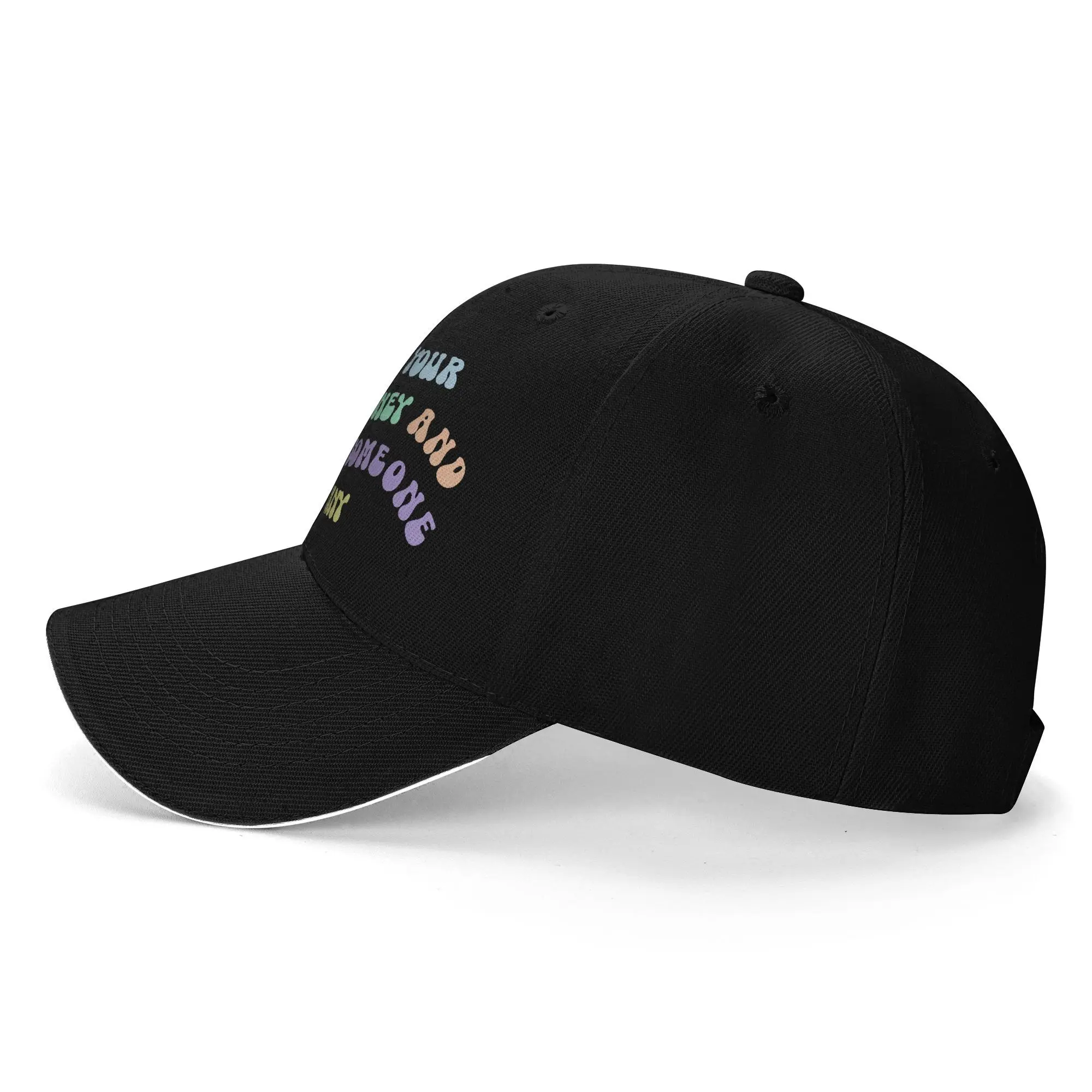 Make Your Own Money And Marry Someone Funny Sun Baseball Cap  Summer y2k Funny Hip Hop Hats For Men Adult Sport Snapback Cap