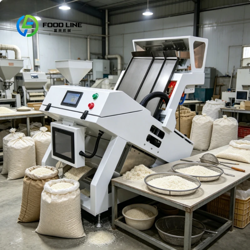 Customized Compact Grain Color Sorter, Automatic Sorting Machine for Rice, Beans & Grains with High Recognition Rate
